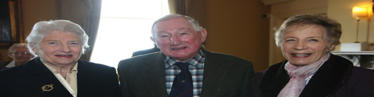 Pictured at a lunch in Dún Laoghaire for retired clergy, their spouses and widows are Isobel Gibbons, the Revd Billy Gibbons and Canon Ginnie Kennerley